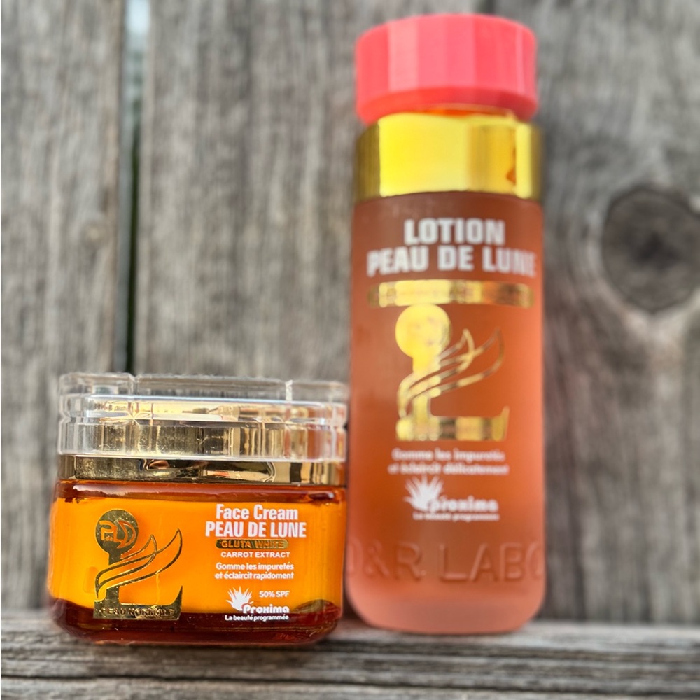 2pcs. Peau De LUNE Eclaircissa  Cleanser & Facial Cream Spf 50👌anti Sunburn